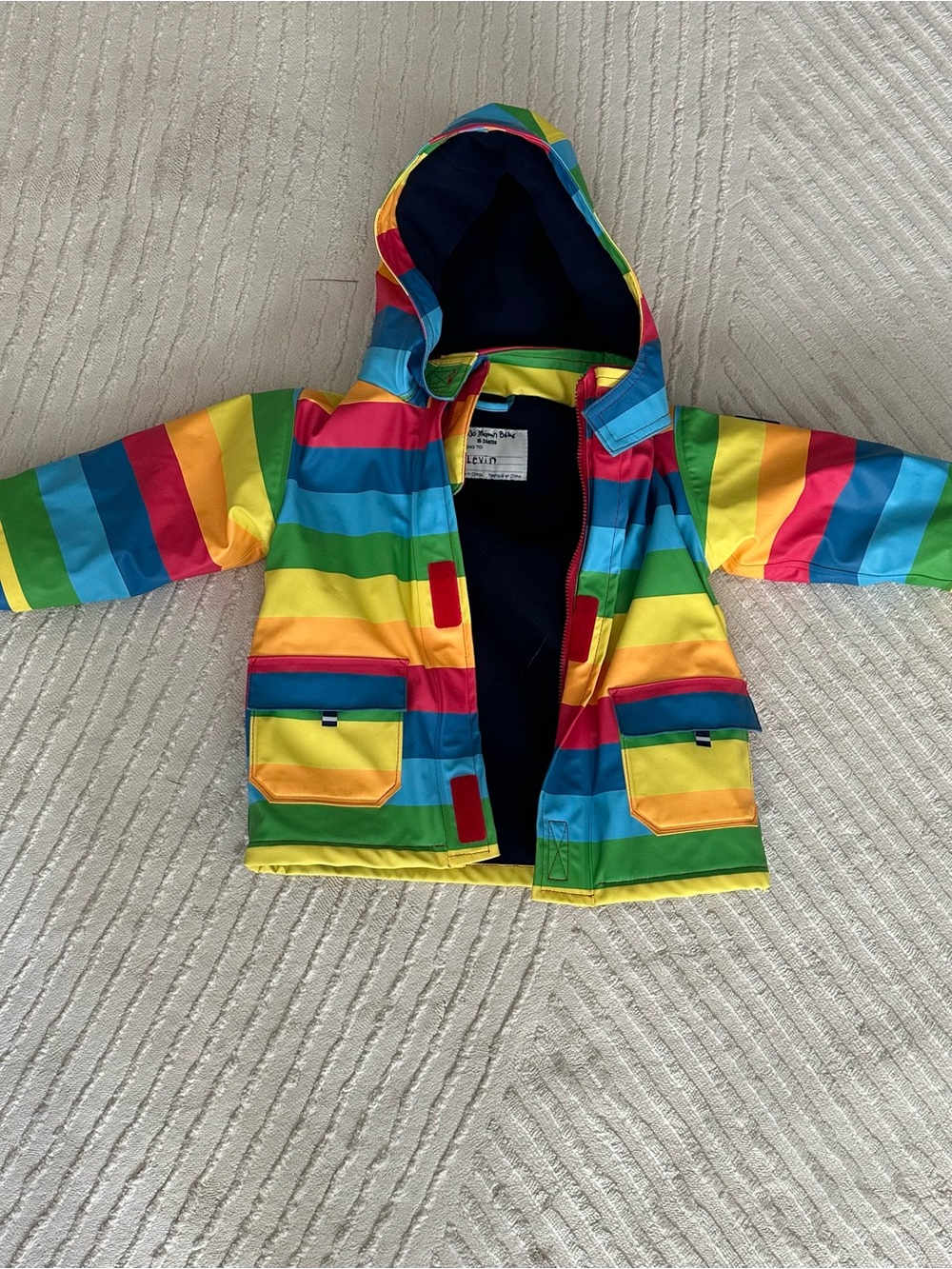 Jojo Maman Rainbow Waterproof Jacket